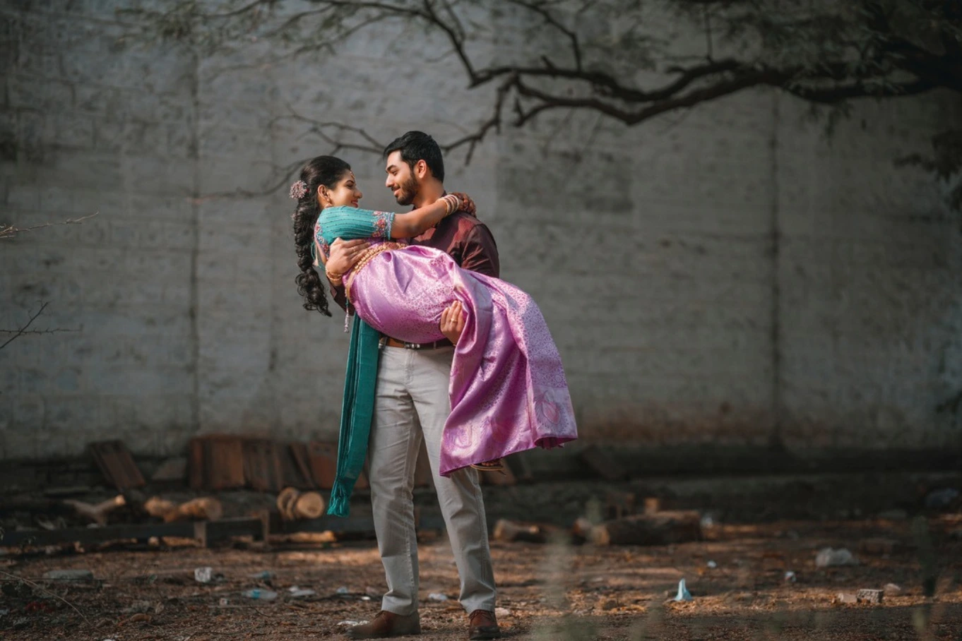 RJ Photography capturing timeless engagement moments in Vellore