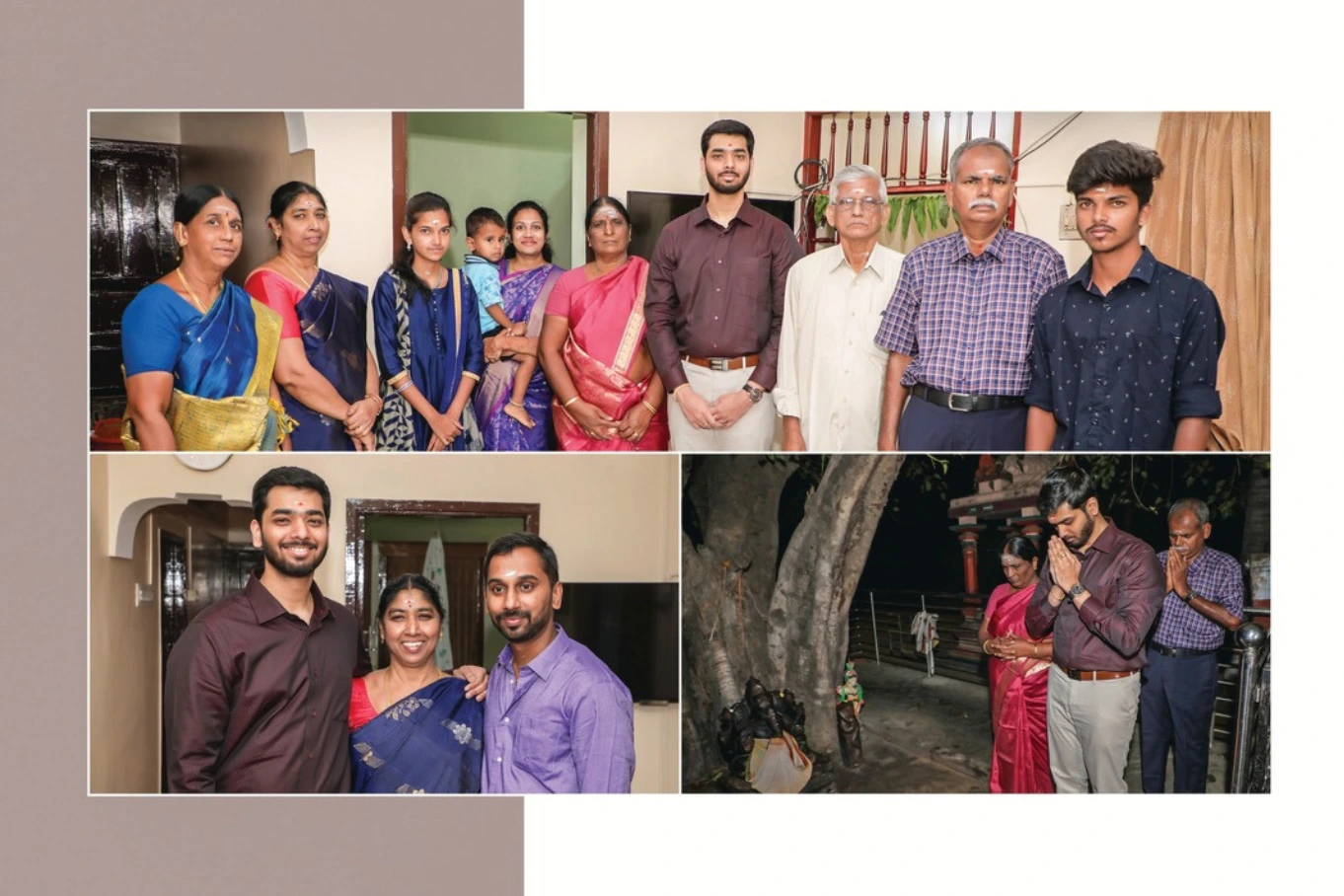 RJ Photography engagement photos – love and commitment in Katpadi