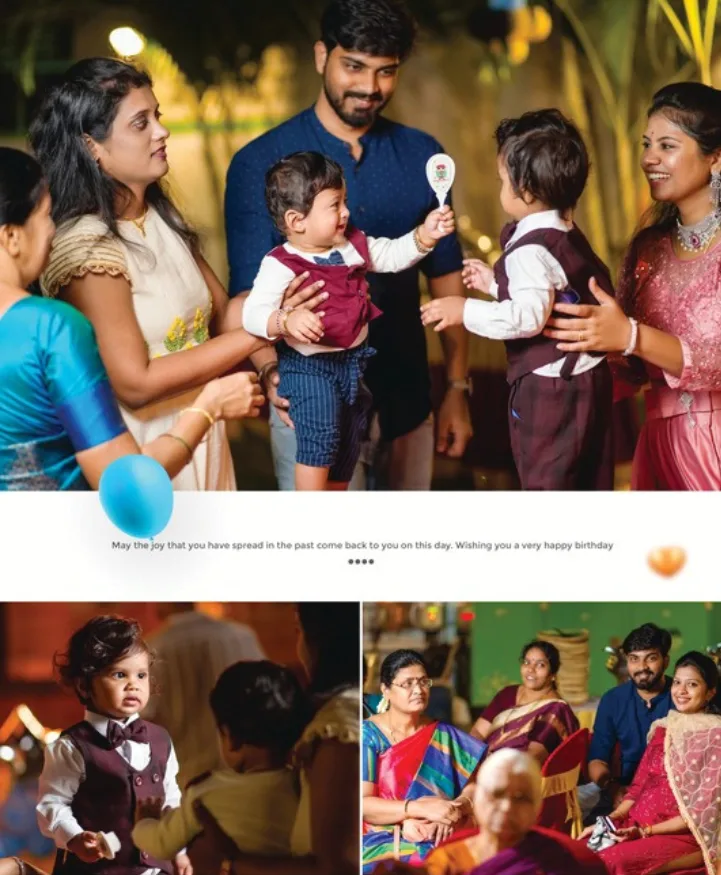 Birthday party theme with matching decorations