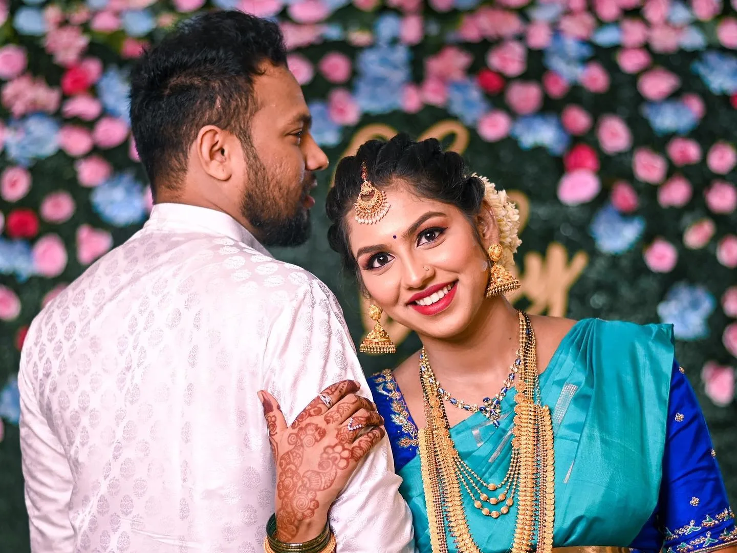 Candid baby shower photography in Vellore with vibrant decor