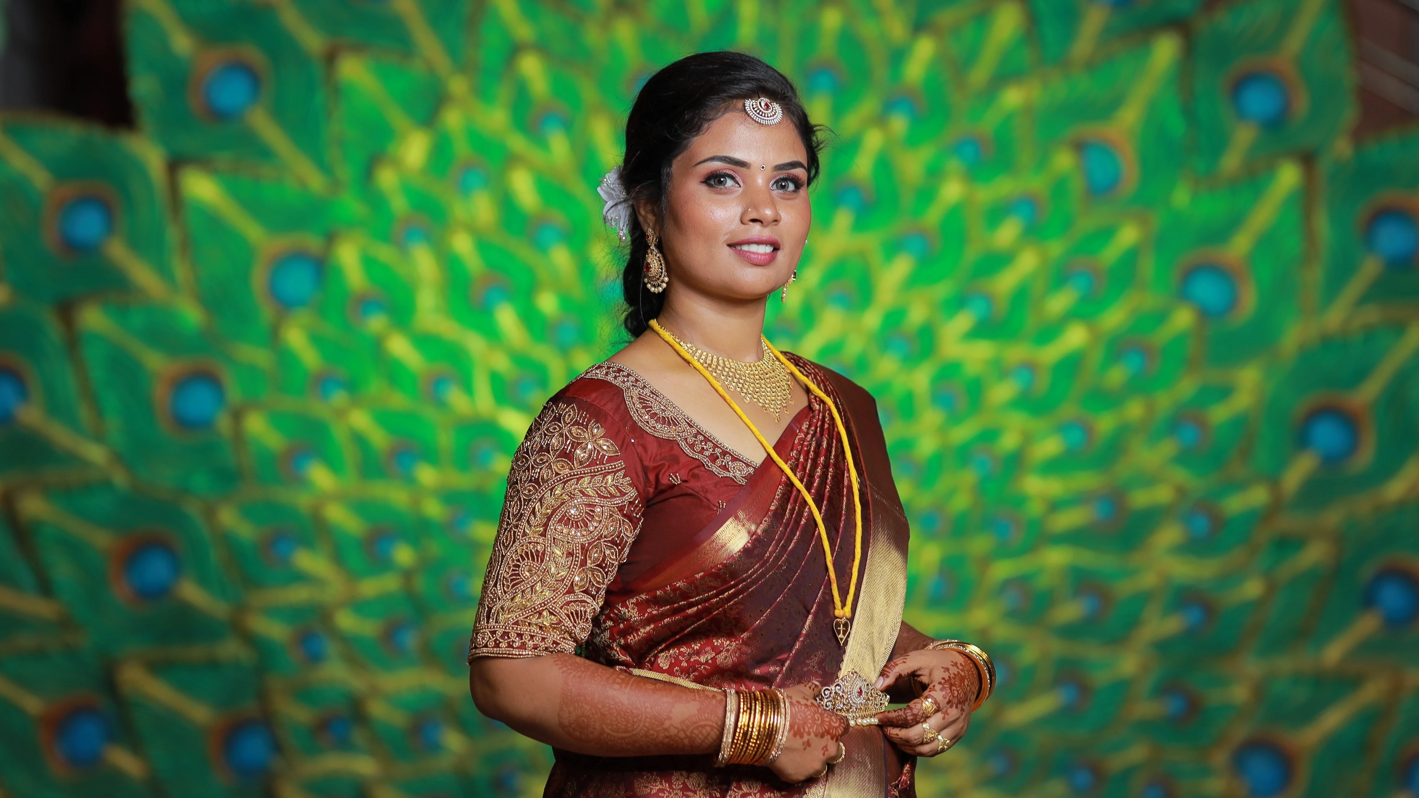 Timeless portrait of a bride on her wedding day, full of grace